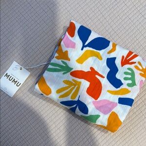 Show Me Your MuMu Vibrant Blue and Orange Sarong